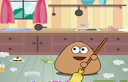 Pou Cleaning Room