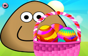 Pou Easter Egg Decoration