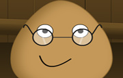 Pou Wearing Glasses